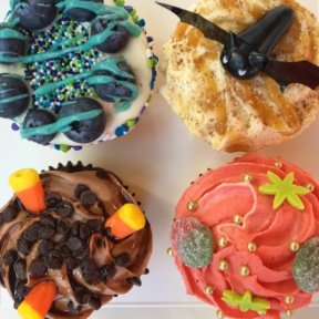 Four Gluten-free cupcakes from Sin City Cupcakes
